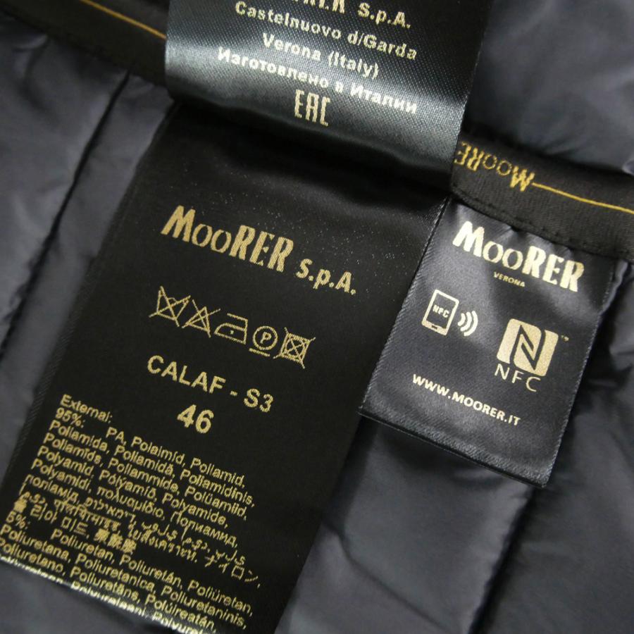 MOORER ムーレー メンズダウンベスト CALAF-S3 ブラックの画像