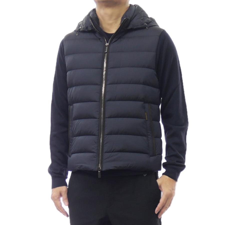 MOORER ムーレー メンズ ダウンベスト FEBO-S3C ダークネイビー MOORER（ムーレー） メンズダウンベスト FEBO-S3C ダークネイビー