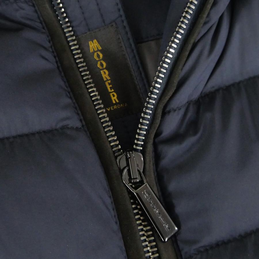 MOORER（ムーレー） メンズダウンベスト FEBO-S3C ダークネイビー