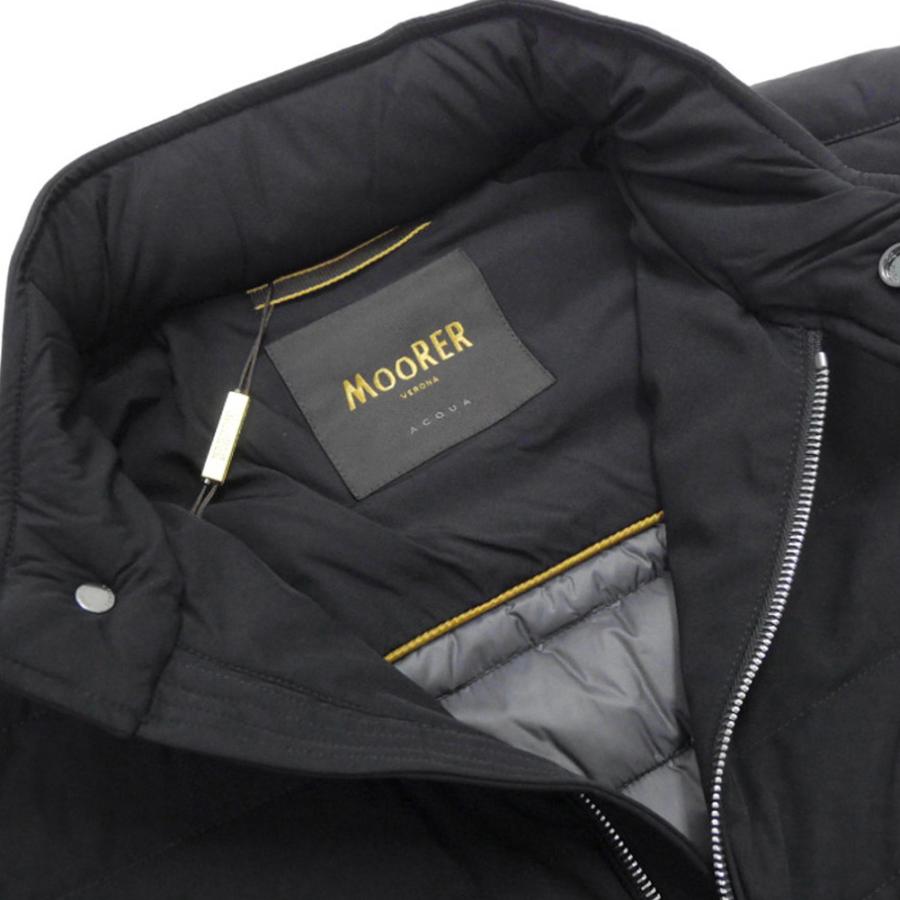 MOORER ムーレー メンズダウンブルゾン FILIPPO-KN ブラック 定番人気商品の画像