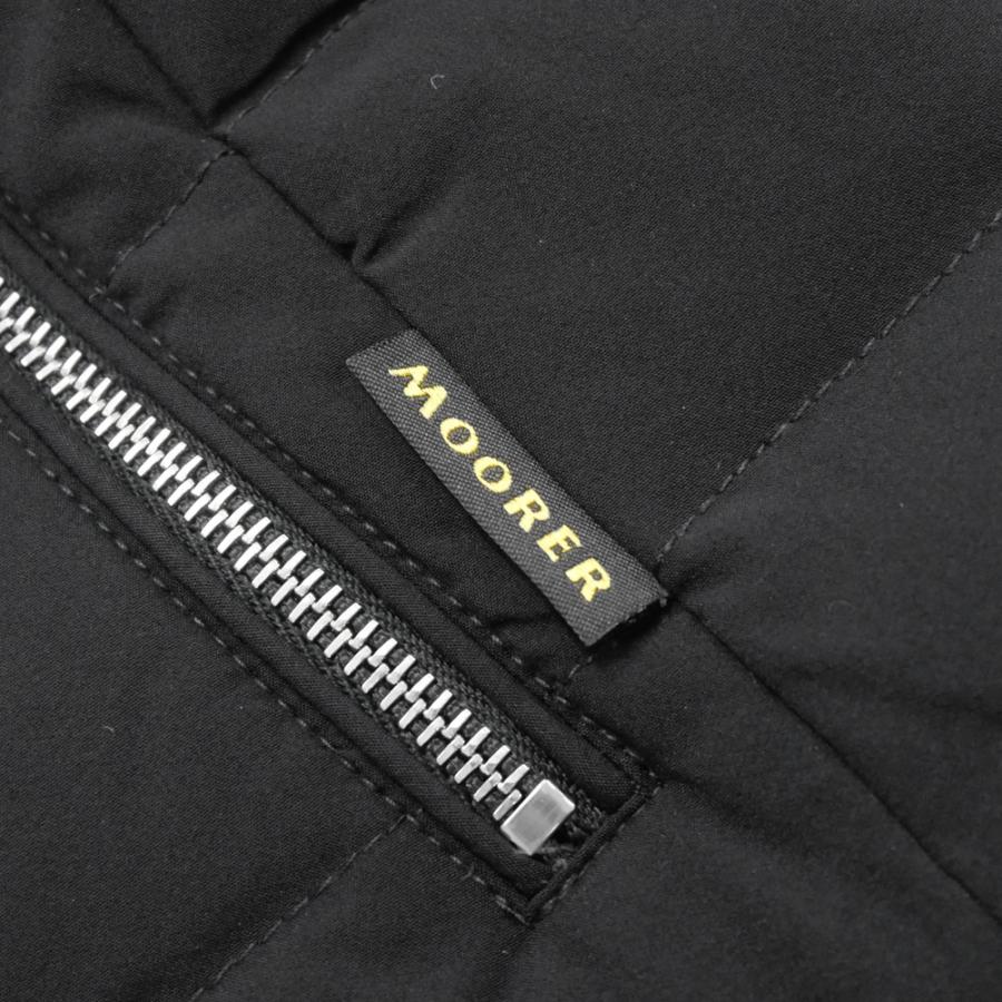 MOORER ムーレー メンズダウンブルゾン FILIPPO-KN ブラック 定番人気商品の画像