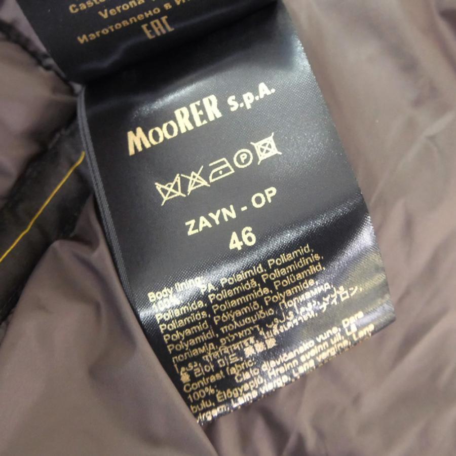 MOORER ムーレー メンズダウンジャケット ZAYN-OP ブラック 定番人気商品の画像