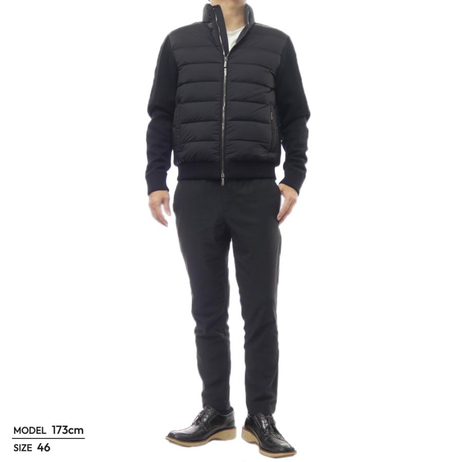 MOORER（ムーレー） メンズダウンブルゾン LANZI-S3Z ブラック : TRE