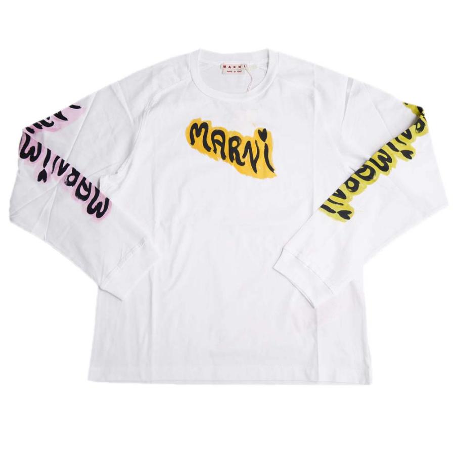 MARNI（マルニ） メンズクルーネックロングTシャツ HUMU0274P0 USCV52 
