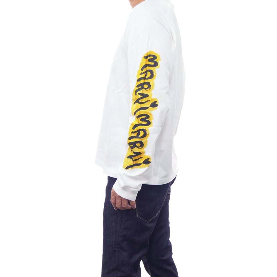 MARNI（マルニ） メンズクルーネックロングTシャツ HUMU0274P0 USCV52 