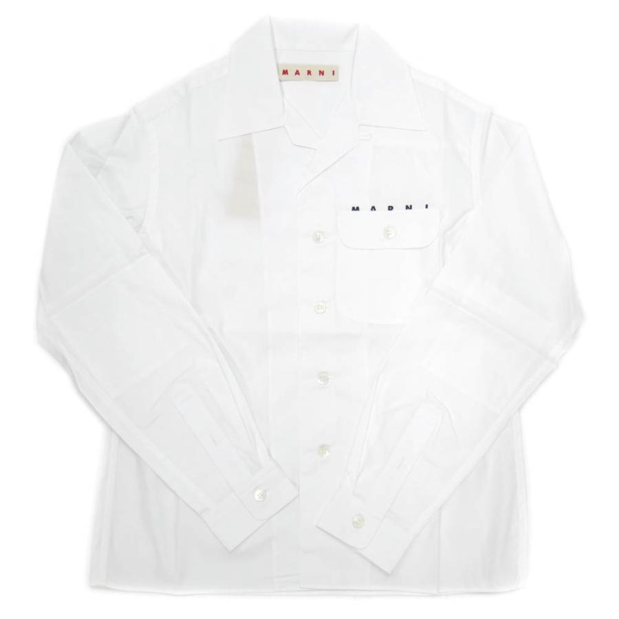 ☆MARNI マルニ ホワイトシャツ MARNI マルニ トロピカルウールシャツ