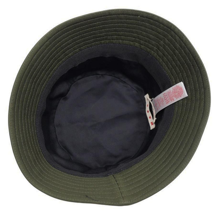 旧作お買い得セール！ MARNI マルニ バケットハット メンズ コットン 綿100％ CLZC0110S0 UAC005 ダークグリーン MARNI（マルニ） メンズバケットハット CLZC0110S0 UAC005 ダーク