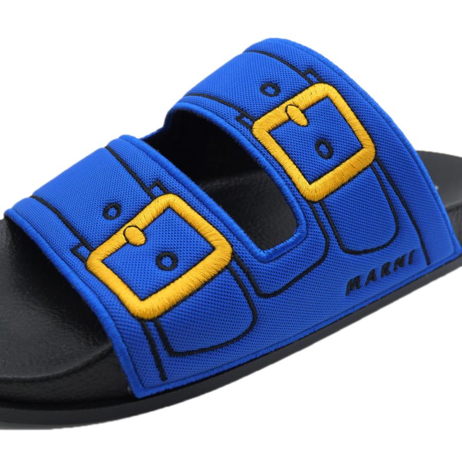 MARNI（マルニ） メンズ サンダル SAMR004902 P6395 ブルー イタリア製