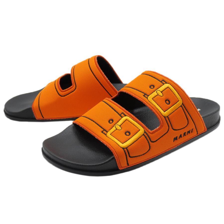 MARNI（マルニ） メンズサンダル SAMR004902 P6395 オレンジ : TRE