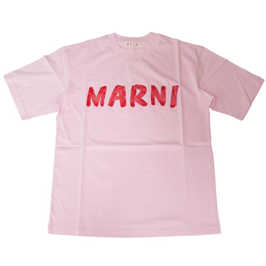 旧作お買い得セール！ MARNI マルニ Tシャツ レディース 半袖 クルーネック コットン 綿100％ THJET49EPH USCS11 ピンク MARNI（マルニ） レディースクルーネックTシャツ THJET49EPH USCS11