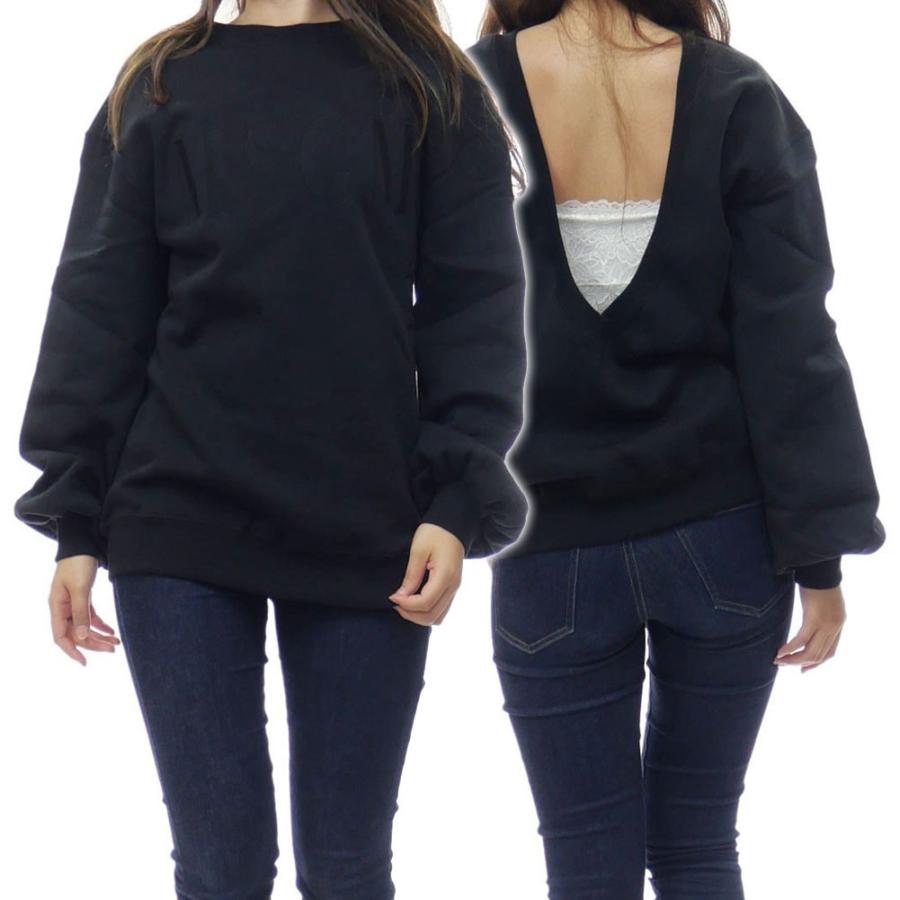 MSGM エムエスジーエム レディースクルーネックトレーナー 2741MDM67 195799 ブラック
