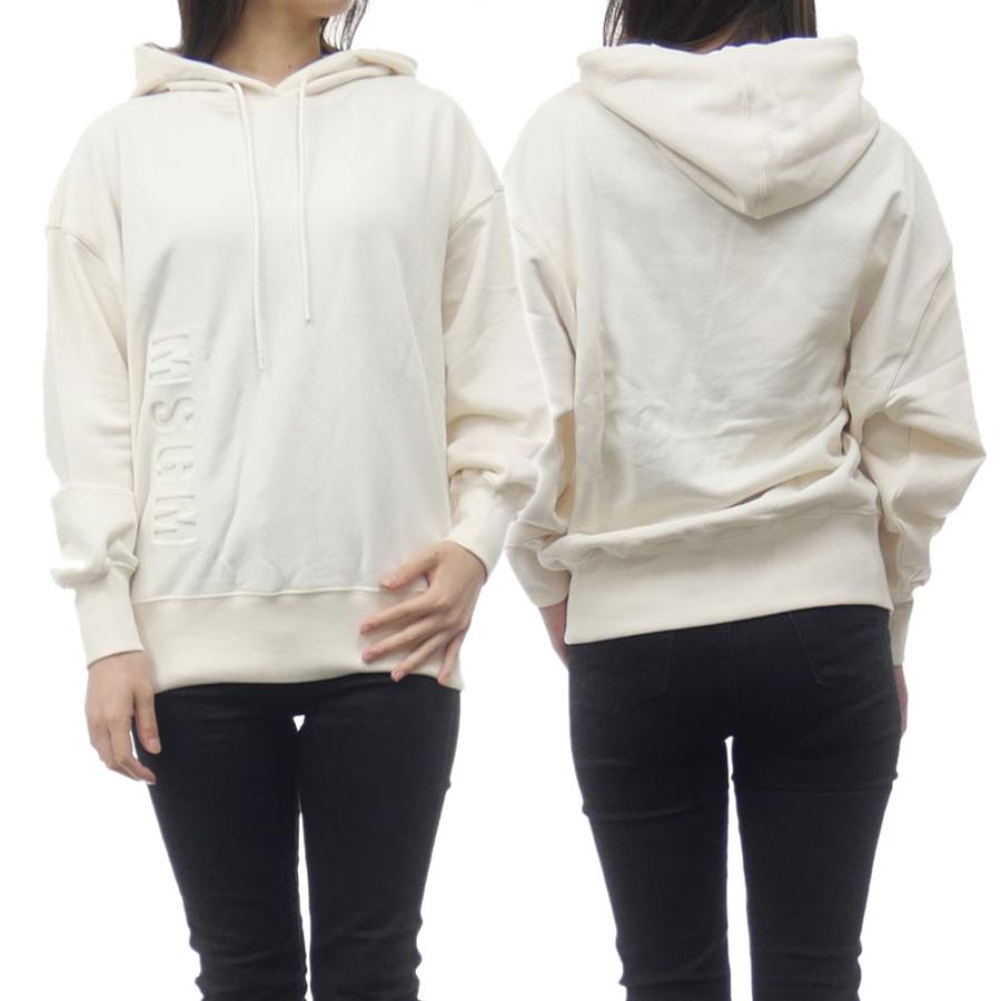 MSGM エムエスジーエム レディースプルオーバーパーカー 3141MDM164 217799 ベージュ