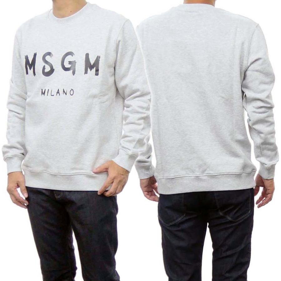 MSGM エムエスジーエム メンズ裏起毛トレーナー 2000MM513 200004 