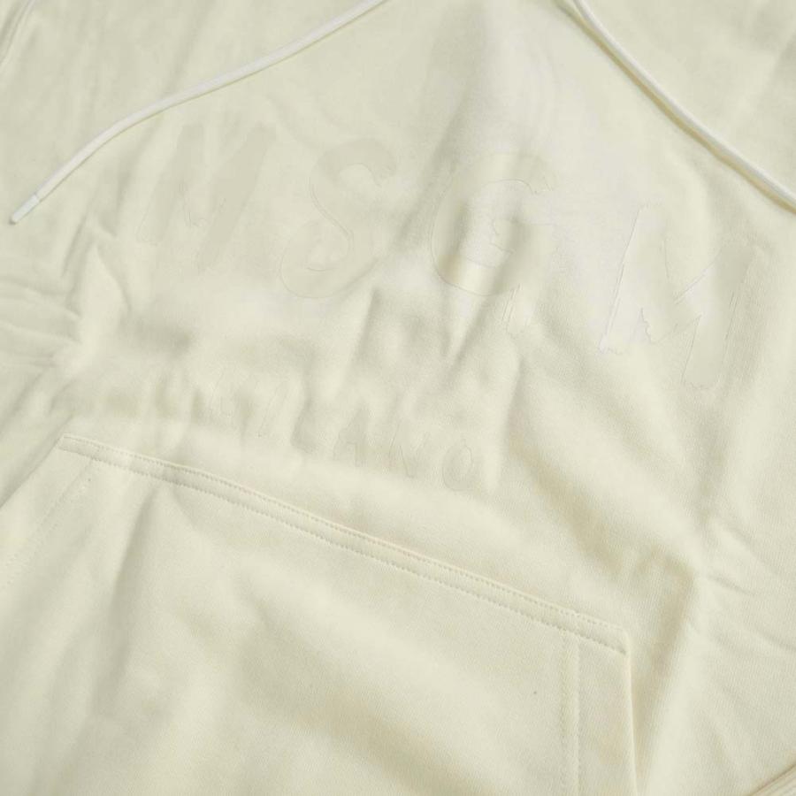 MSGM（エムエスジーエム） メンズパイル地プルオーバーパーカー