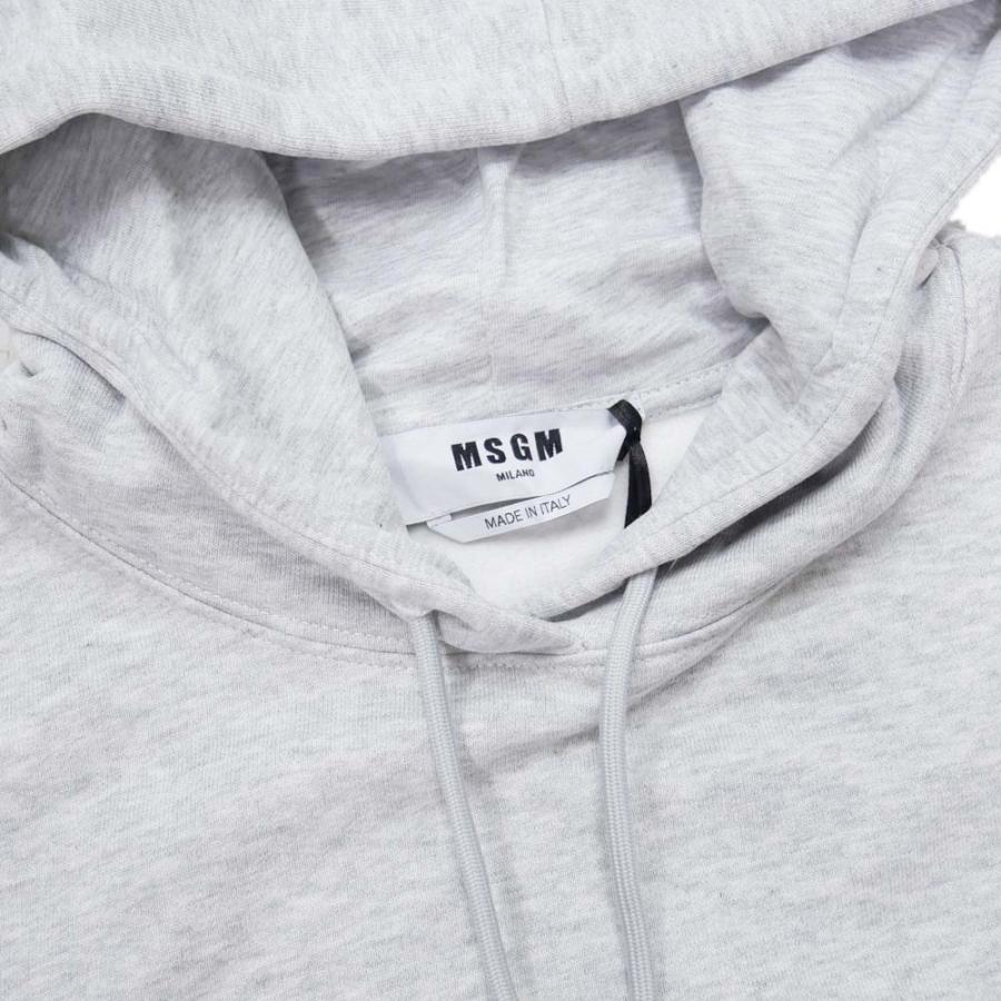 MSGM エムエスジーエム レディース裏起毛プルオーバーパーカー