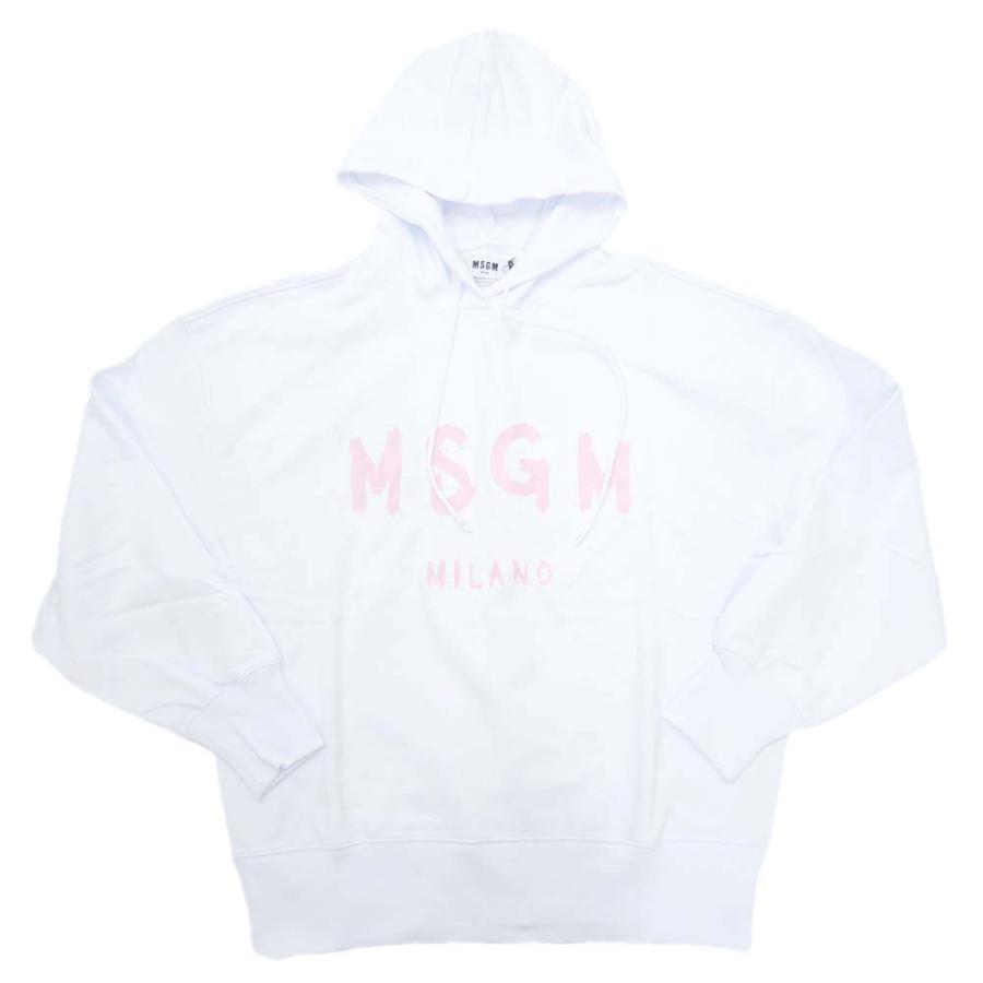 MSGM（エムエスジーエム） レディースパイル地プルオーバーパーカー