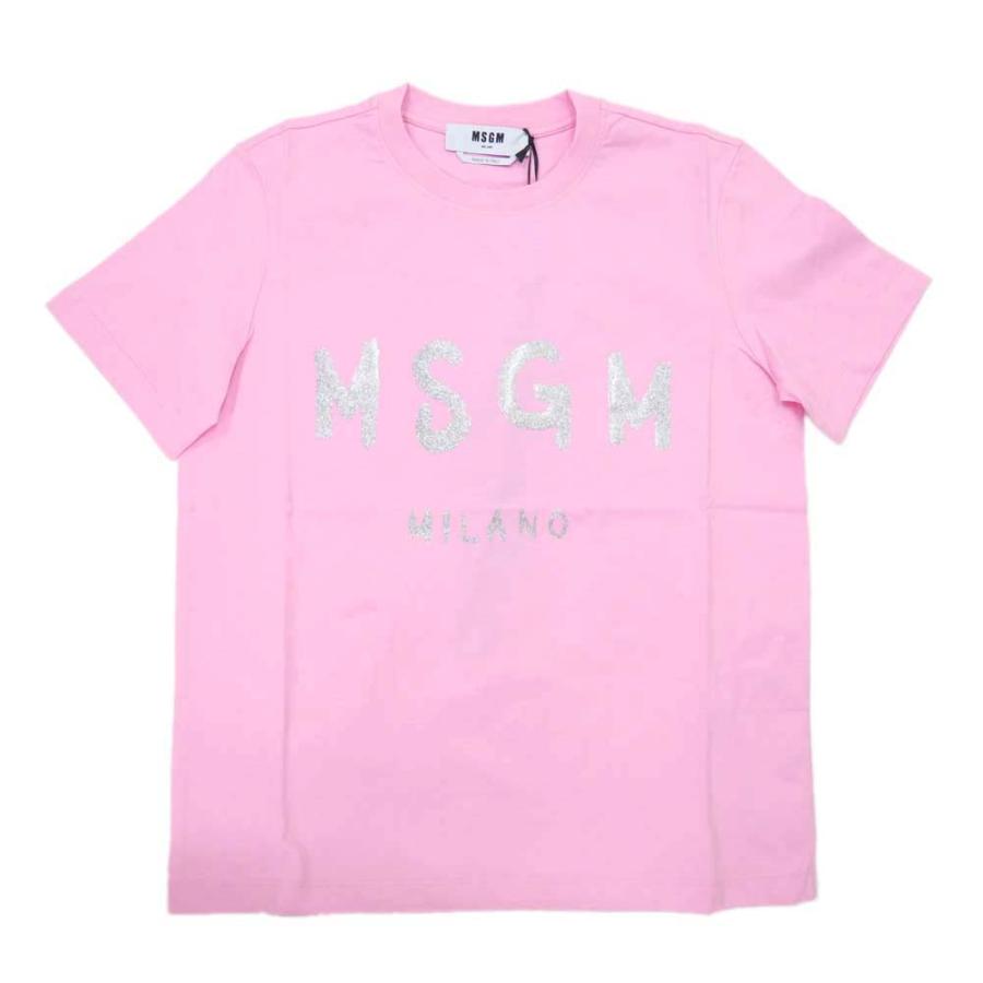 MSGM エムエスジーエム レディースクルーネックTシャツ