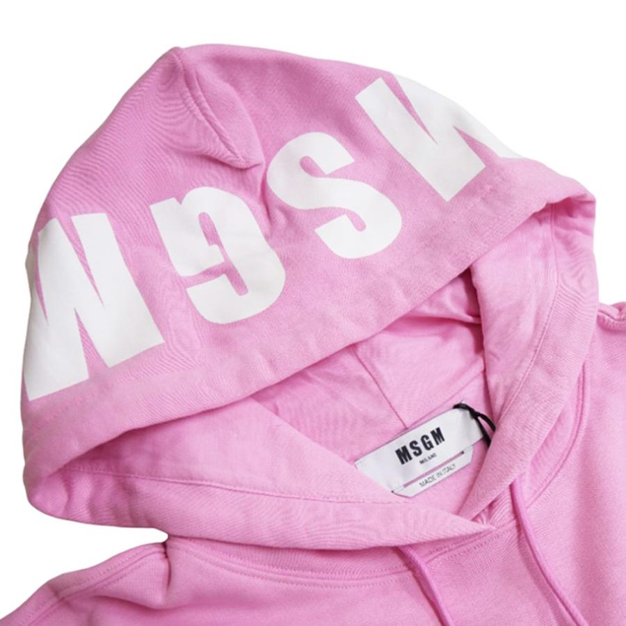 MSGM（エムエスジーエム） レディース裏起毛プルオーバーパーカー 