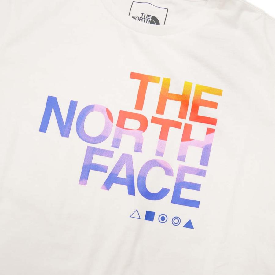 THE NORTH FACE ノースフェイス レディースクルーネックTシャツ NF0A55B2 / W FOUNDATION GRAPHIC TEE オフホワイト｜tre-style｜04
