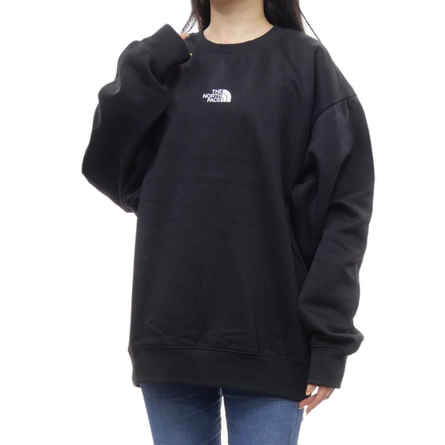 2025 秋冬新作！ THE NORTH FACE ノースフェイス トレーナー レディース クルーネック NF0A89EP / W ESS OS CREW ライトグレー THE NORTH FACE（ザ ノースフェイス） ノースフェイス レディース