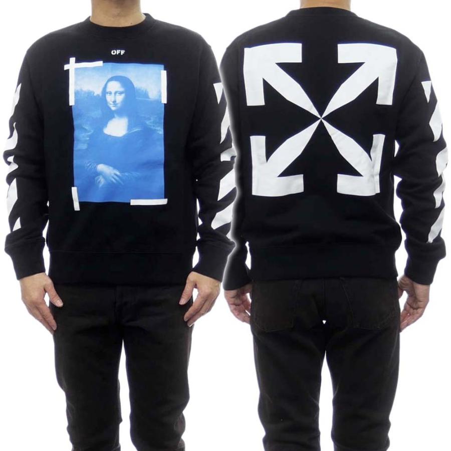 off white OFF-WHITE オフホワイト メンズクルーネックトレーナー BLUE 