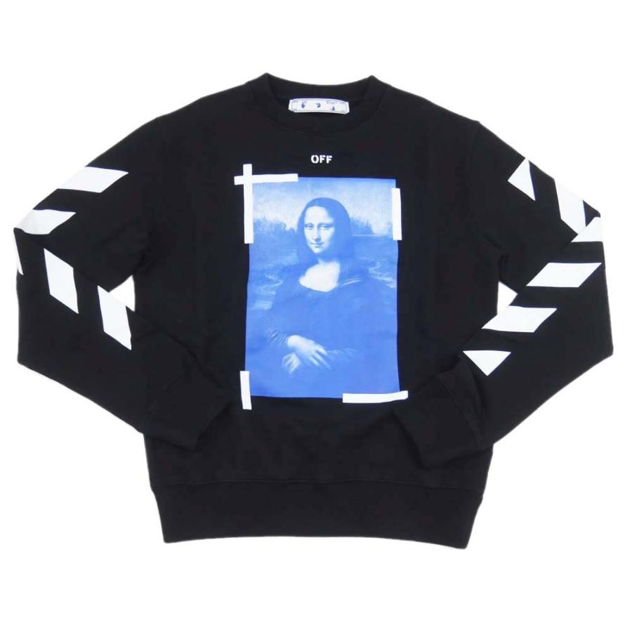 off white OFF-WHITE オフホワイト メンズクルーネックトレーナー BLUE 