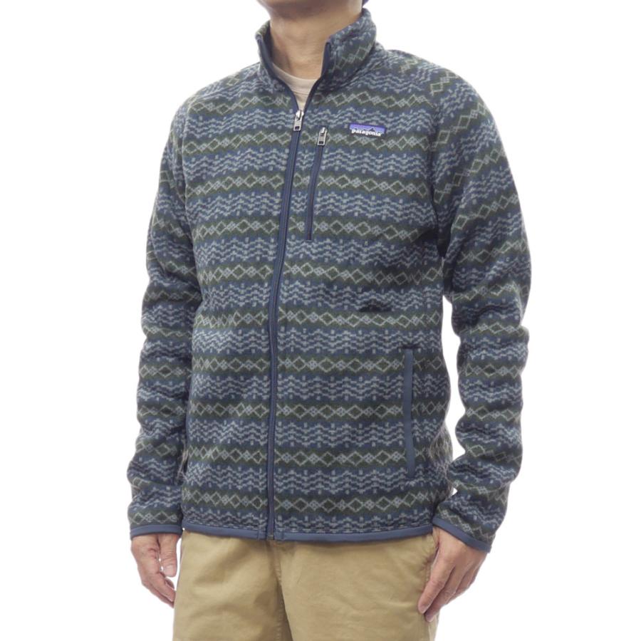 2025 秋冬新作！ PATAGONIA パタゴニア メンズ フリースジャケット 25528/MEN’S BETTER SWEATER JACKET（メンズ ベターセータージャケット） MNSM ブルー系マルチ patagonia（パタゴニア） メンズフリースジャケット 25528/MEN'S
