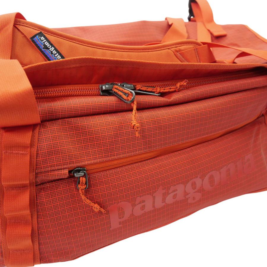 l*d様 新品　パタゴニアダッフルバッグ　オレンジ Patagonia】人気のブラックホールがリニューアル。春の