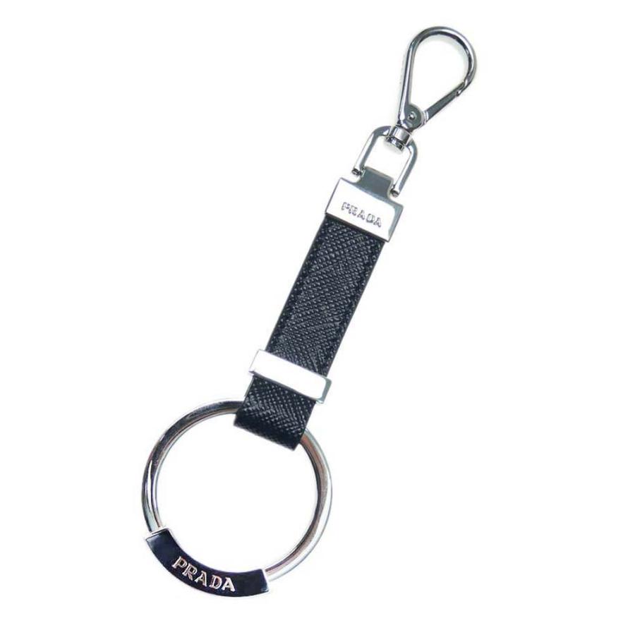 新品プラダメンズ3連キーリングキーホルダーPRADA