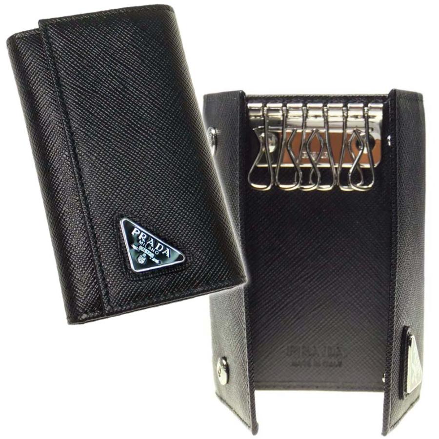 PRADA プラダ メンズ6連キーケース 2PG222 QHH / SAFFIANO PRADA プラダ メンズ6連キーケース 2PG222 QHH / SAFFIANO