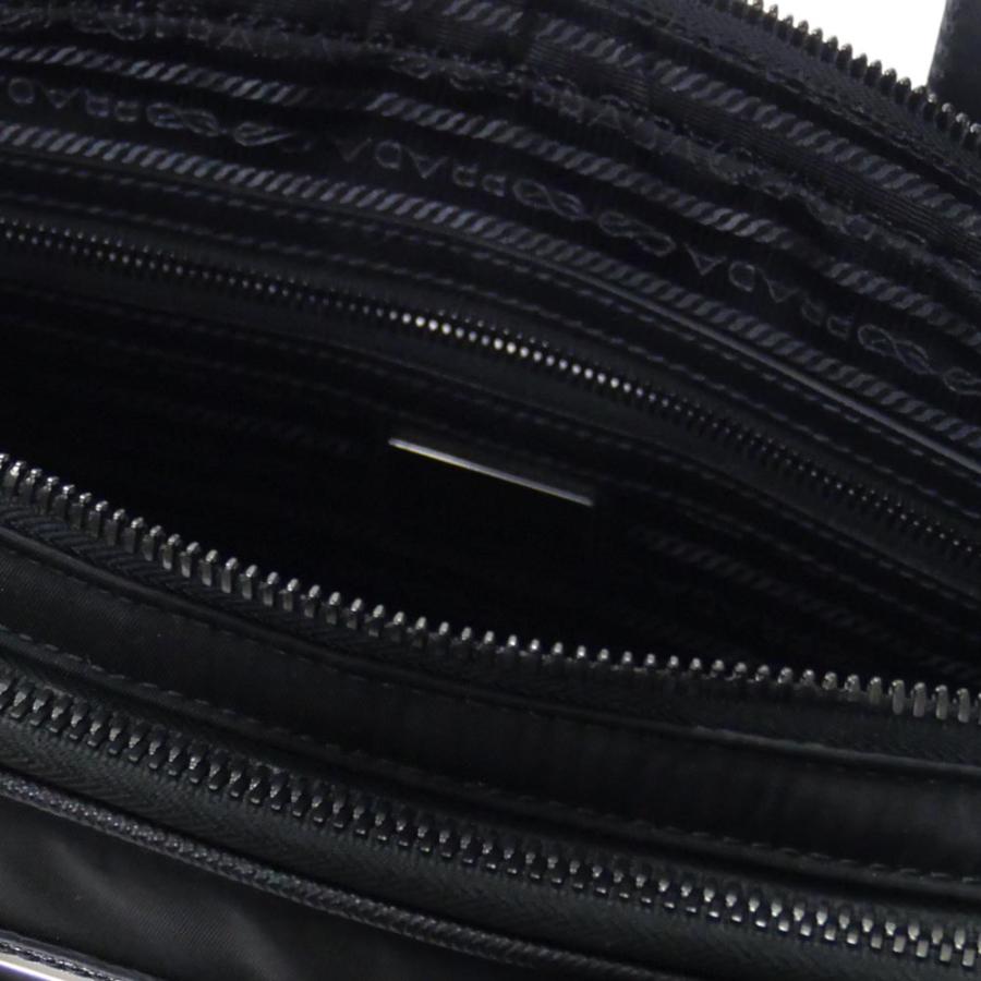 PRADA プラダ メンズハンドバッグ 2VE005 2DMH / BORSA DA LAVORO ブラック｜tre-style｜10