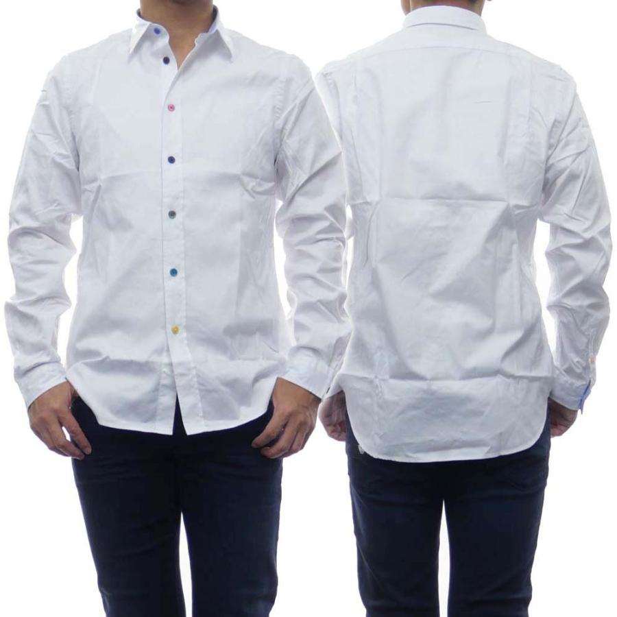 Paul Smith ポールスミス メンズ長袖シャツ M2r 612p E041 ホワイト Psfw119 Tre Style 通販 Yahoo ショッピング