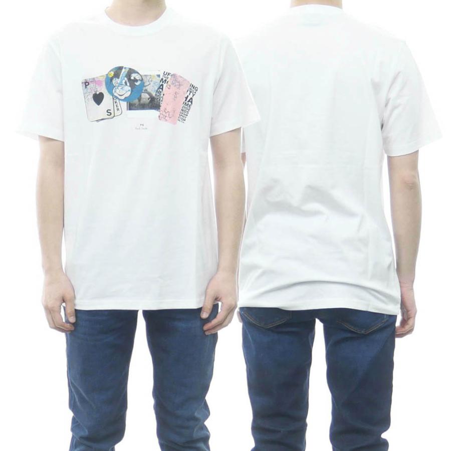Ps Paul Smith ポールスミス メンズクルーネックtシャツ M2r 011r Hp3274 ホワイト Ps22ss345 Tre Style 通販 Yahoo ショッピング