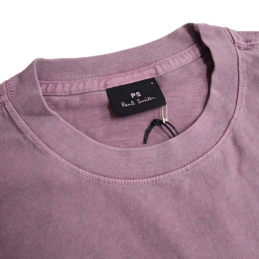 PS PAUL SMITH ポールスミス メンズクルーネックロングTシャツ M2R 349YE L21154 パープル｜tre-style｜03