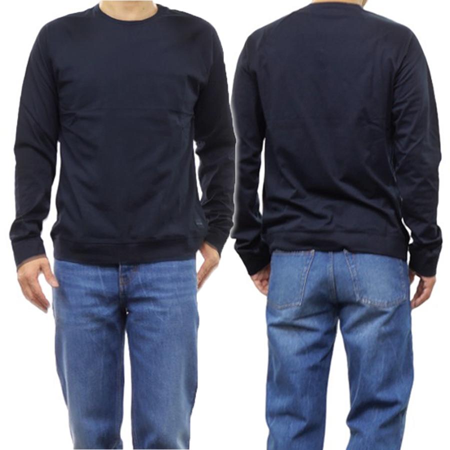 旧作お買い得セール！ PAUL SMITH ポールスミス Tシャツ メンズ 長袖 クルーネック コットン 綿100％ ロンT M1A 2990K AU278B ネイビー Paul Smith（ポール・スミス） メンズクルーネックロングTシャツ M1A
