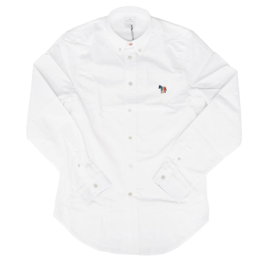 新品未使用‼️Paul Smith ポールスミス 刺繍入りホワイトシャツ XL Paul Smith（ポール・スミス） PS PAUL SMITH メンズカジュアルシャツ