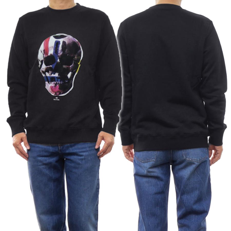 旧作お買い得セール！ PS PAUL SMITH ポールスミス トレーナー メンズ クルーネック M2R 027R NP4685 ブラック Paul Smith（ポール・スミス） PS PAUL SMITH メンズクルーネック