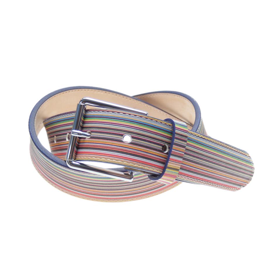 旧作お買い得セール！ PAUL SMITH ポールスミス ベルト メンズ レザーベルト M1A 4952 AWIDEC マルチカラー Paul Smith（ポール・スミス） メンズレザーベルト M1A 4952 AWIDEC