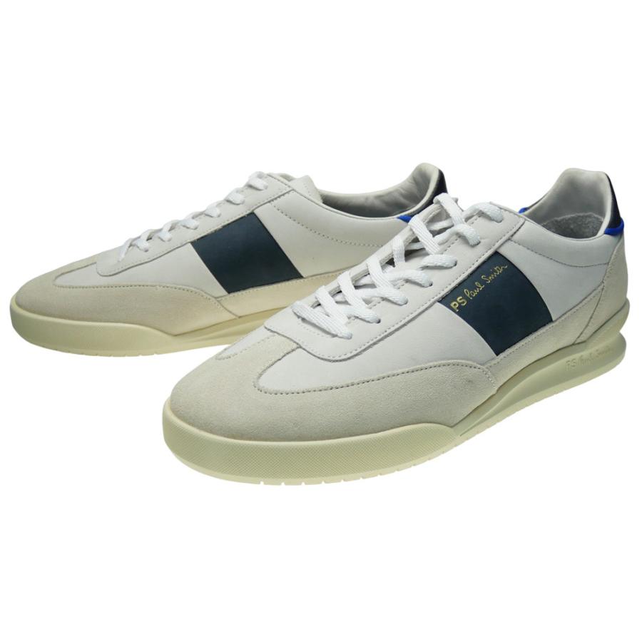 旧作お買い得セール！ PS PAUL SMITH ポールスミス メンズ スニーカー 靴 シューズ ローカット M2S DVR17 JNU8 / DOVER ホワイト Paul Smith（ポール・スミス） PS PAUL SMITH メンズローカット