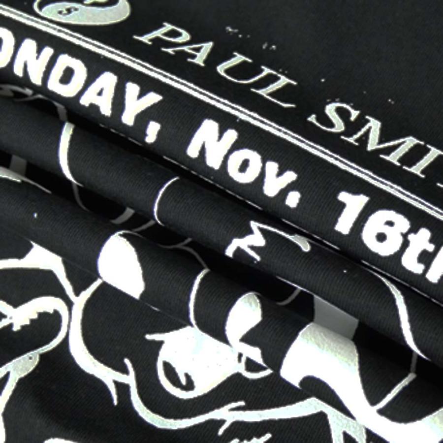 PS PAUL SMITH ポールスミス メンズクルーネックTシャツ M2R 011R MP4451 ブラック /2024春夏新作｜tre-style｜06