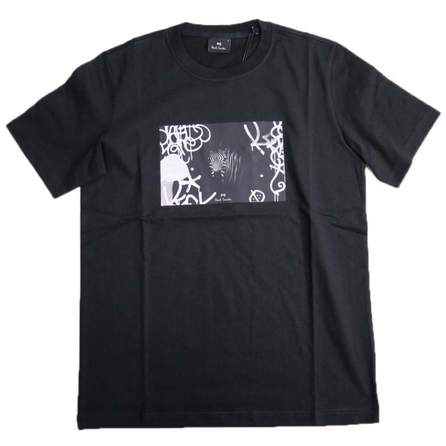 PS PAUL SMITH ポールスミス メンズクルーネックTシャツ M2R 011R MP4544 ブラック /2024春夏新作｜tre-style｜02