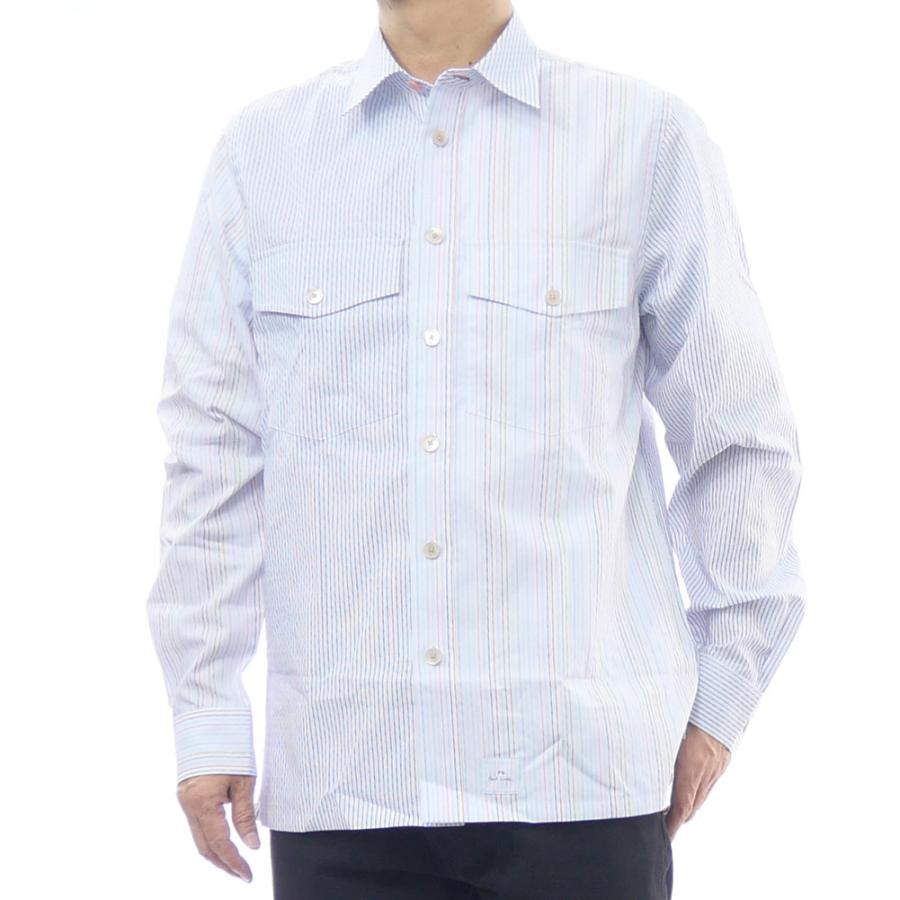 PS PAUL SMITH ポールスミス カジュアルシャツ メンズ コットン 綿100％ M2R 647XM T22384 マルチカラー Paul Smith（ポール・スミス） PS PAUL SMITH メンズカジュアルシャツ