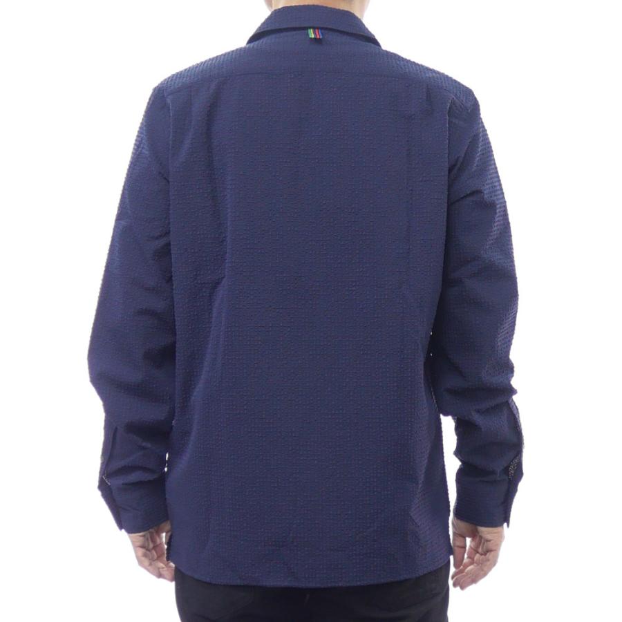PS PAUL SMITH ポールスミス シャツジャケット メンズ M2R 615Z T22385 ネイビー Paul Smith（ポール・スミス） PS PAUL SMITH メンズシャツジャケット