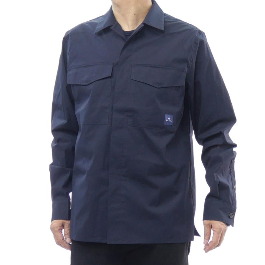 PS PAUL SMITH ポールスミス シャツジャケット メンズ M2R 615Z T21951 ネイビー Paul Smith（ポール・スミス） PS PAUL SMITH メンズシャツジャケット