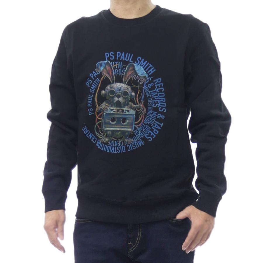 PS PAUL SMITH ポールスミス トレーナー メンズ M2R 191Z TP5405 ブラック Paul Smith（ポール・スミス） PS PAUL SMITH メンズトレーナー M2R