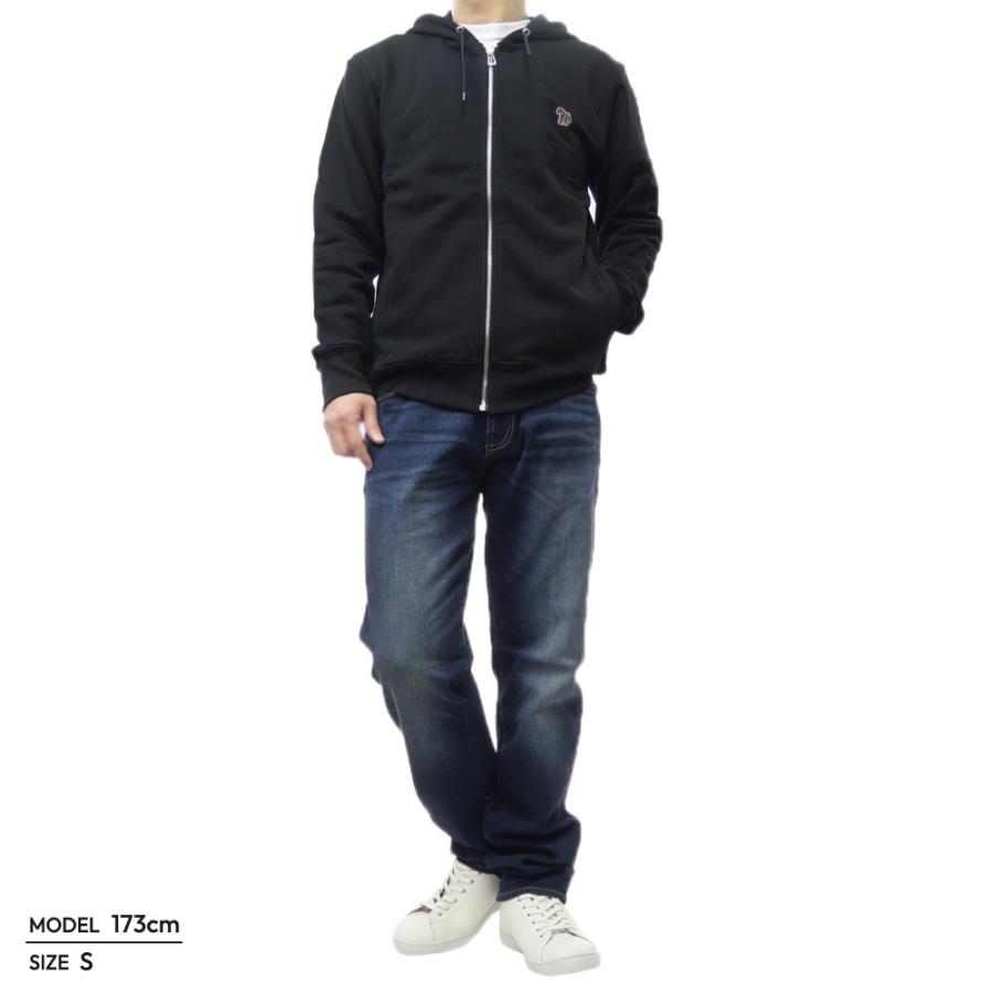 PS PAUL SMITH ポールスミス メンズジップアップパーカー M2R 360R KZEBRA ブラック 定番人気商品_1