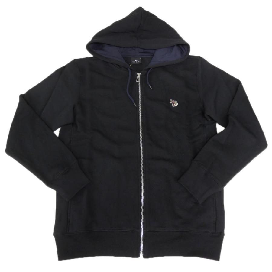 PS PAUL SMITH ポールスミス メンズジップアップパーカー M2R 360R KZEBRA ブラック 定番人気商品_4