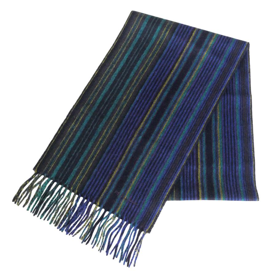 Paul Smith（ポール・スミス） マフラー M1A 150K T640 ブルー : TRE