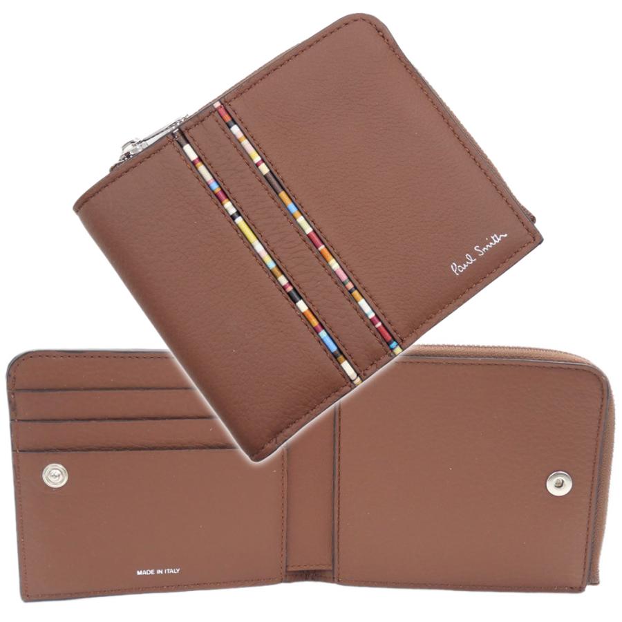 Paul Smith（ポール・スミス） メンズ二つ折り財布（小銭入れ付き