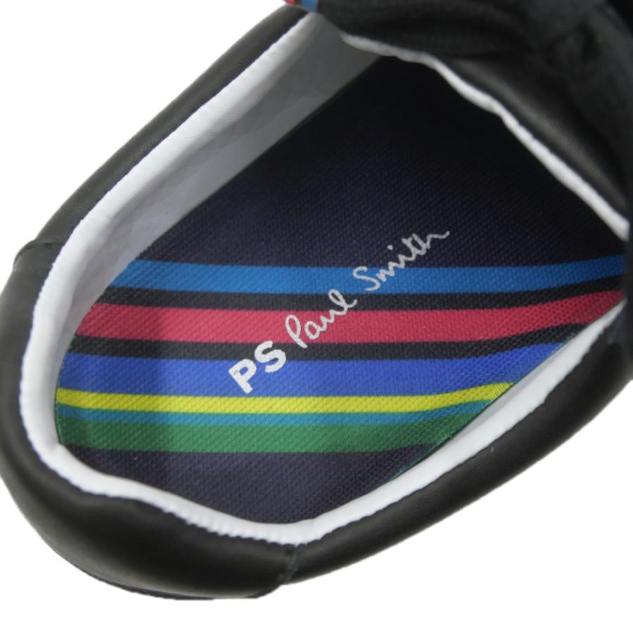 2025 秋冬新作！ PS PAUL SMITH ポールスミス メンズ スニーカー 靴 シューズ ローカット M2S AMS02 NLEA / AMOS ブラック Paul Smith（ポール・スミス） PS PAUL SMITH メンズローカット